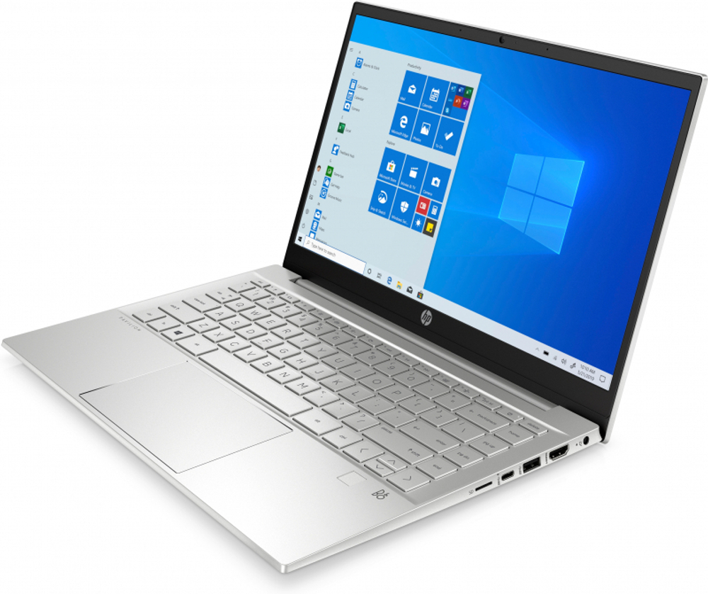 Ноутбук HP Pavilion 14-dv0064ur Intel Core i5 1135G7, 2.4 GHz - 4.2 GHz, 8192 Mb, 14" Full HD 1920x1080, 512 Gb SSD, DVD нет, Intel Iris Xe Graphics, DOS, серебристый,  4J678EA