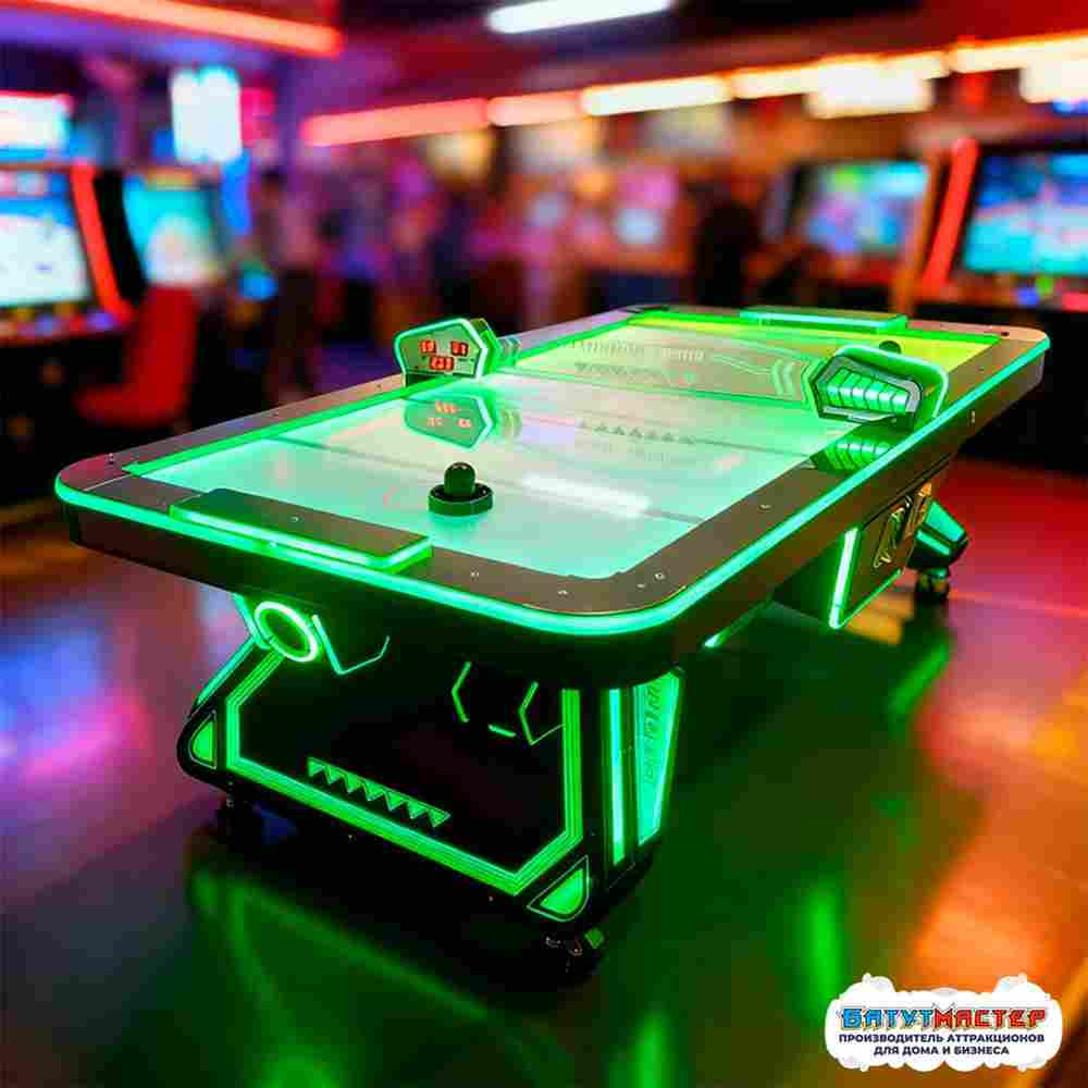 Аэрохоккей большой коммерческий «Радар» для игровых зон, 210×120×98 см