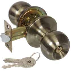 Защелка Trodos, ЗШ-01, 204099, с ключ, бронза