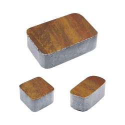 ТРОТУАРНЫЕ ПЛИТЫ КЛАССИКО - Б.1.КО.6 ЛИСТОПАД ГЛАДКИЙ ОСЕНЬ, КОМПЛЕКТ ИЗ 3 ВИДОВ ПЛИТ