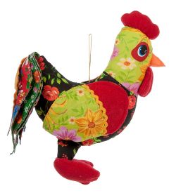 ТК-527 Игрушка лоскутная «Петух»
