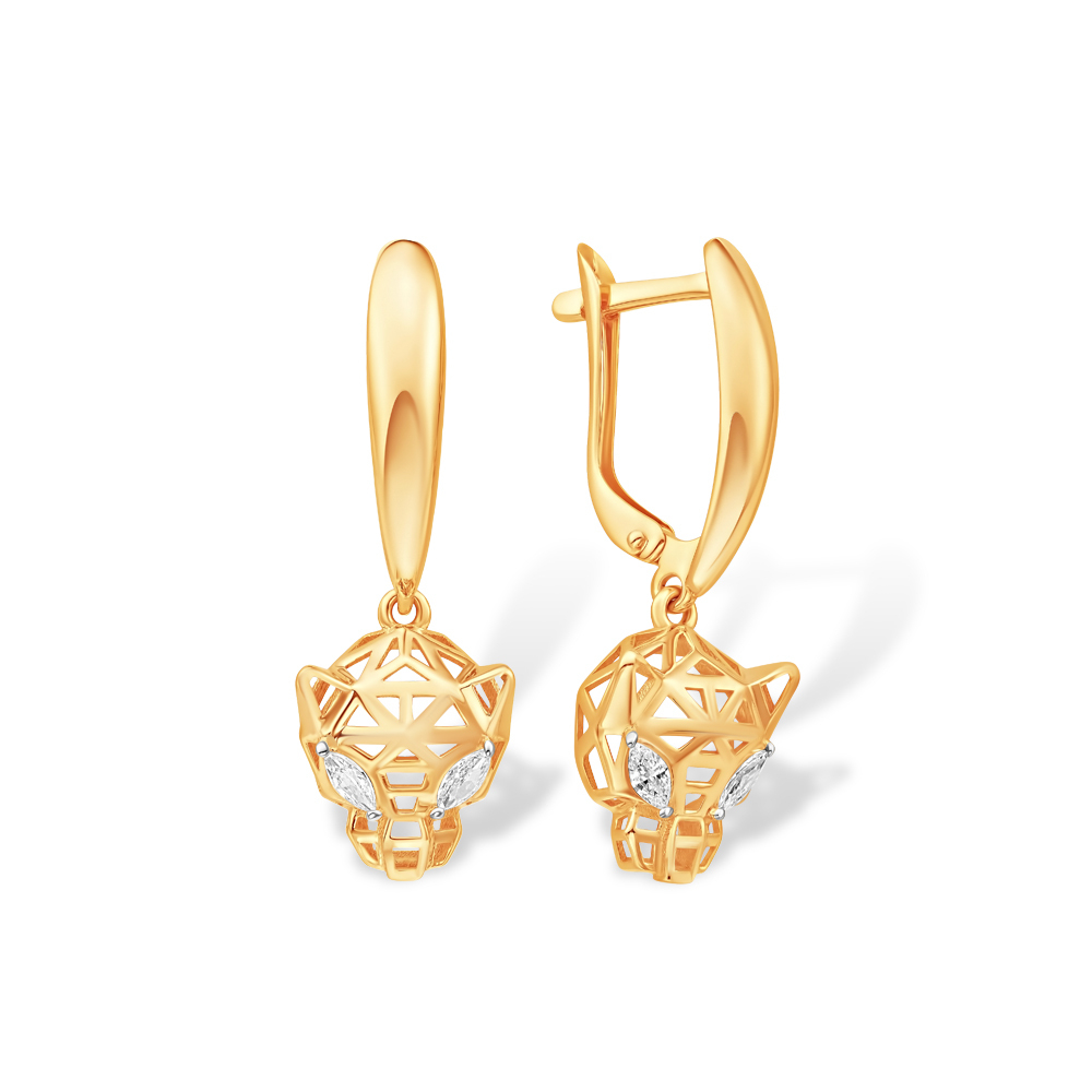 Серьги из золота 585 пробы