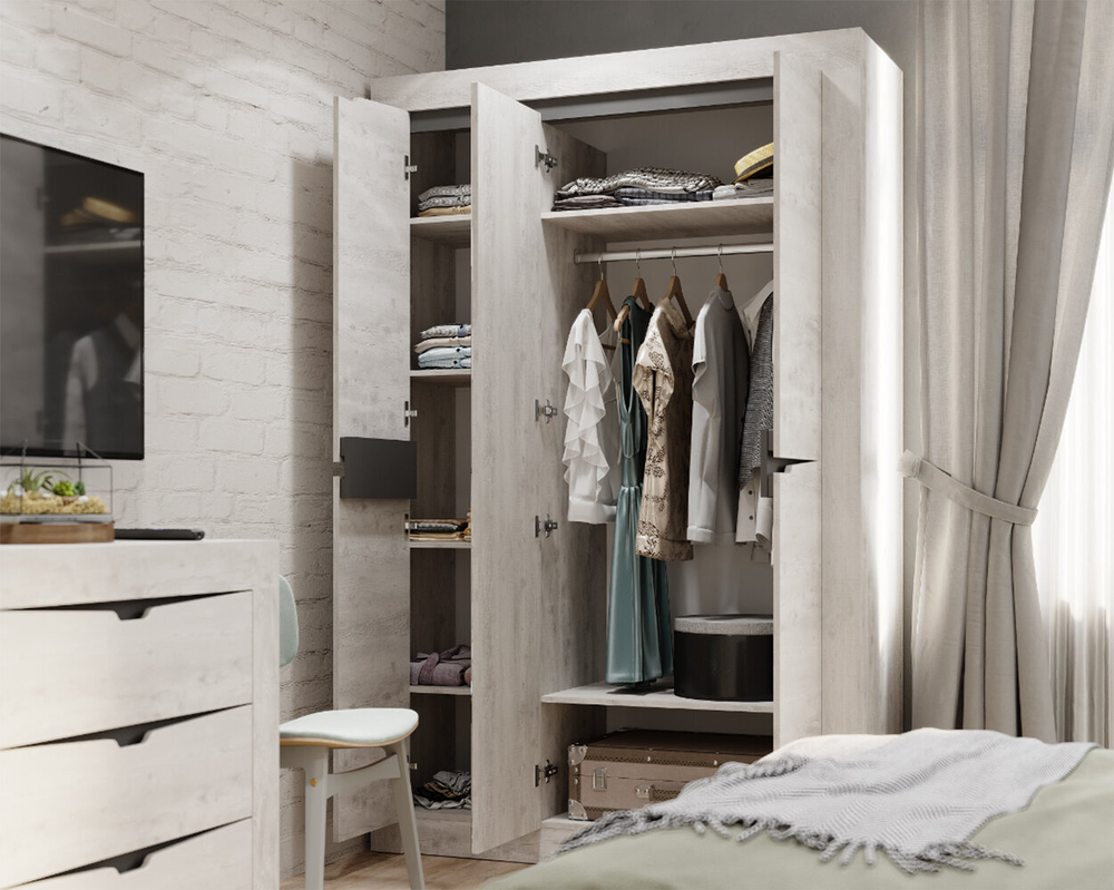 Шкаф для одежды и белья Леонардо