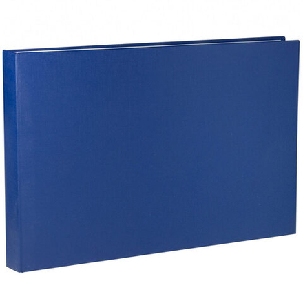Папка д/дипломных работ А4, без бумаги, без надписи, горизонтальная, синяя