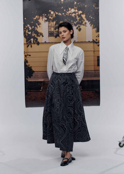 Юбка удлиненная print 291-05, XL 2429