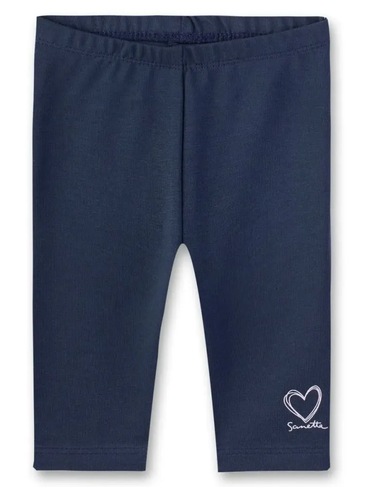 Легинсы синие для девочки Sanetta KIDSWEAR