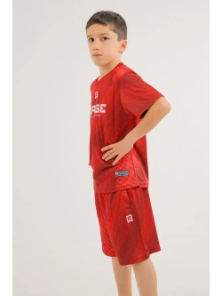 Детский спортивный костюм шорты и футболка для тренировок