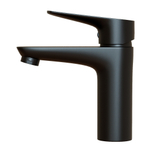 Смеситель для раковины 35k MIXLINE ML14-04BL б/отв п/гайку  ЧЕРНЫЙ (без подводки)