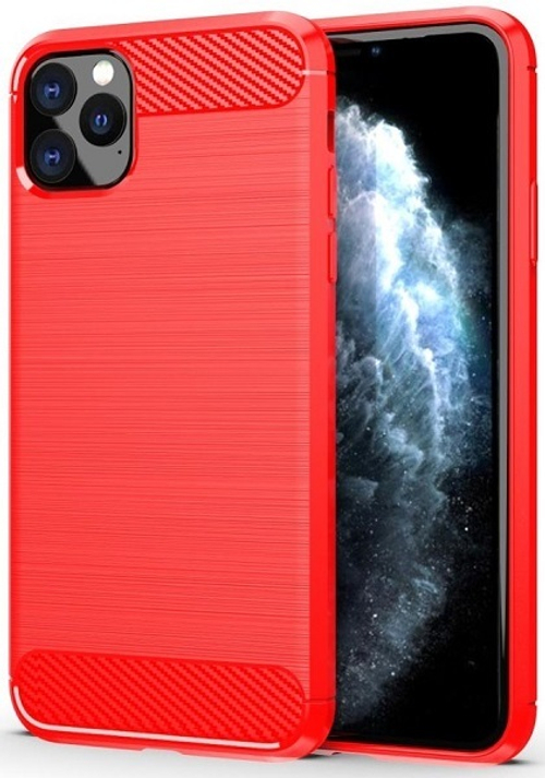 Чехол для iPhone 11 Pro Max цвет Red (красный), серия Carbon от Caseport