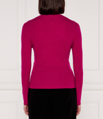 Хлопковый свитер sweater Marc Cain - фиолетовый(XC 41.28 M53)