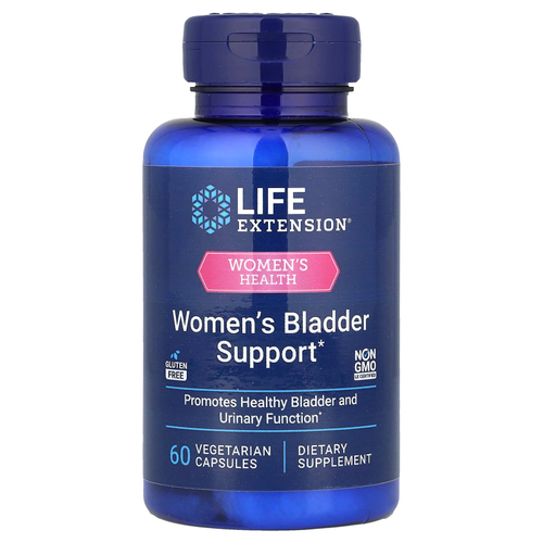 Life Extension, Women's Health, поддержка мочевого пузыря для женщин, 60 вегетарианских капсул