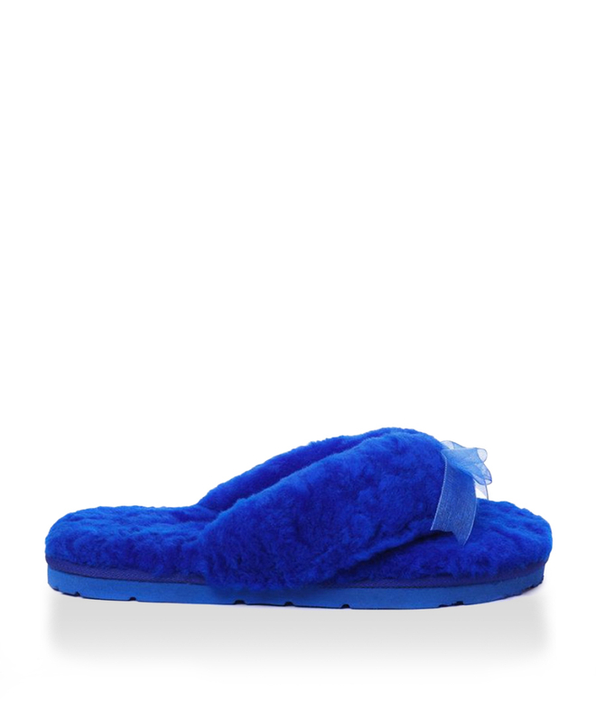 FLUFF FLIP FLOP II-electric blue