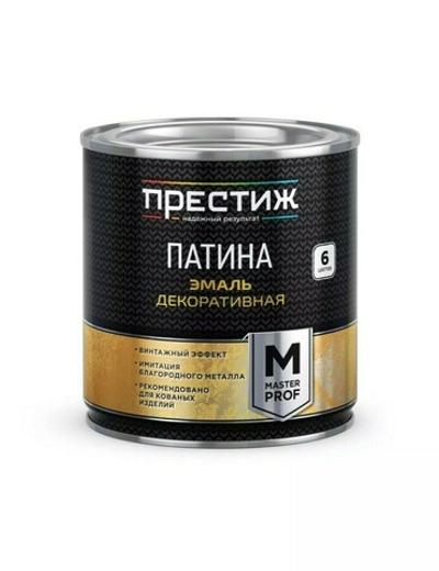 Эмаль декоративная Патина лимонное золото 0,2 л