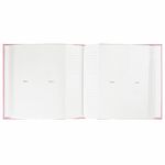 Фотоальбом BRAUBERG "Cute Baby" на 200 фото 10х15 см, под кожу, бумажные страницы, бокс, розовый, 391141