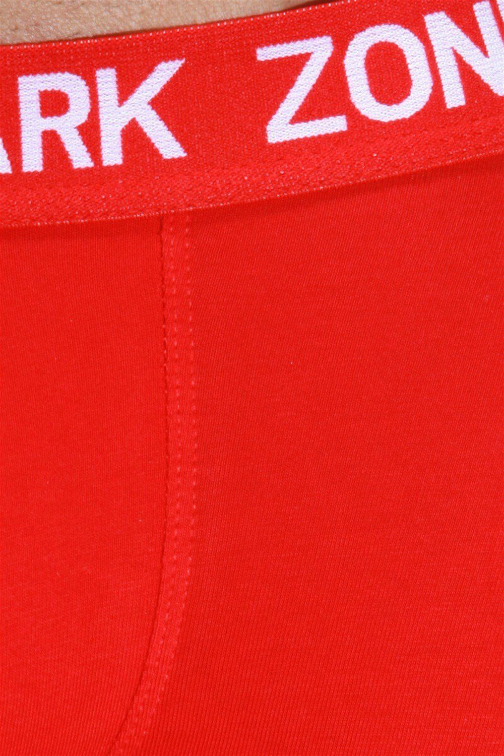 Красные трусы-боксеры с цветными вставками по бокам (Размер: XL) (Цвет: красный)