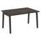 Onix Wood Стол переговорный (1 столешница) OW.PRG-1.3 Дуб Мали/Дуб Темный/Металл Антрацит 1380*980*7