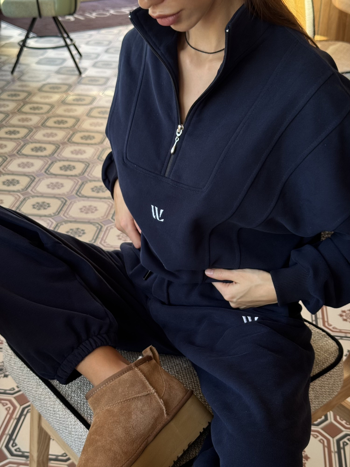 Джоггеры Velvet Синий