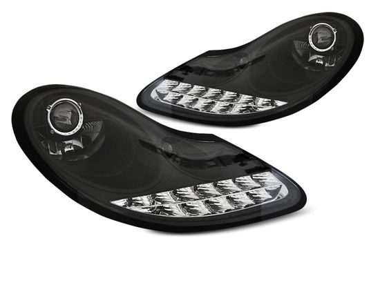 Фары передние BLACK для PORSCHE BOXSTER 96-04 /911 996