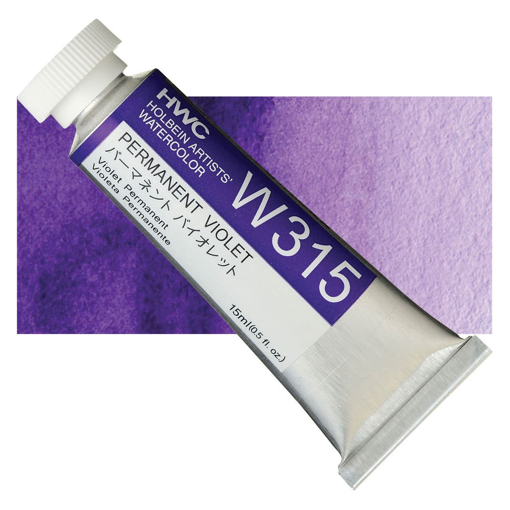 Акварель Holbein 15 мл. 315 [B] Permanent Violet