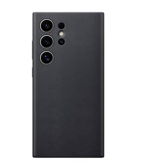 Чехол из веганской кожи для Galaxy S24 Ultra ( Черный)