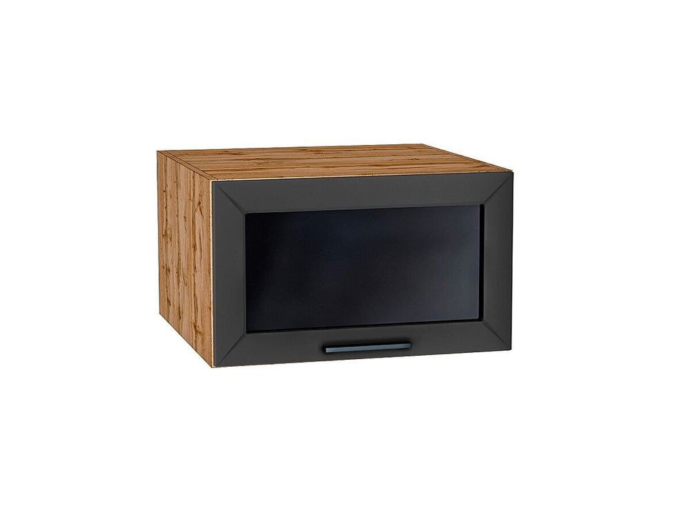 Шкаф верхний горизонтальный остекленный глубокий Глетчер