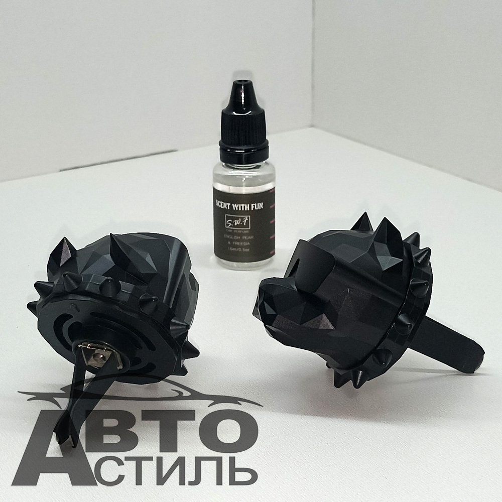 Ароматизатор-игрушка -на обдув- Собачки ПИТБУЛЬ - YC-35DB Dumb black