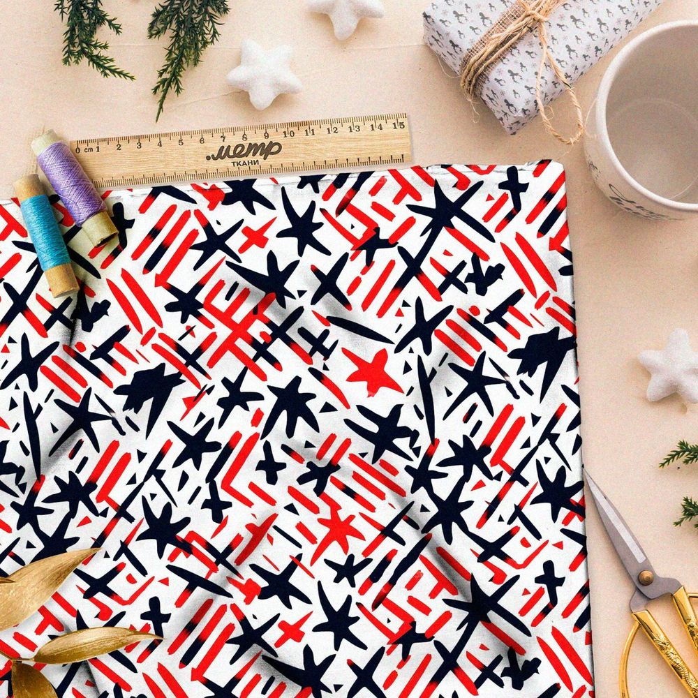 Ткань премиум мембрана вибрирующие созвездия