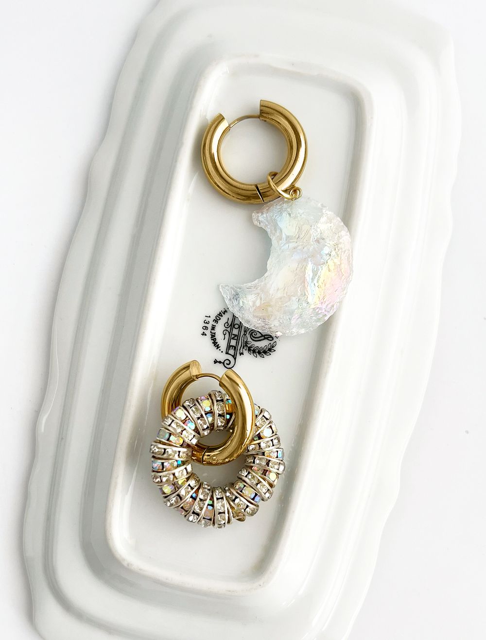 Подвеска Halfmoon pearly