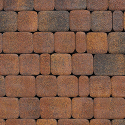 Тротуарная плитка КЛАССИКО - Листопад гранит Арабская ночь, комплект из 3 видов плит