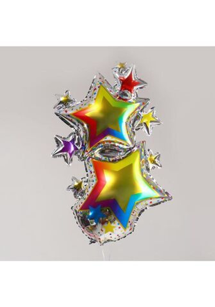Шар 40" «Звёздный дождь», фигура, под воздух Б145