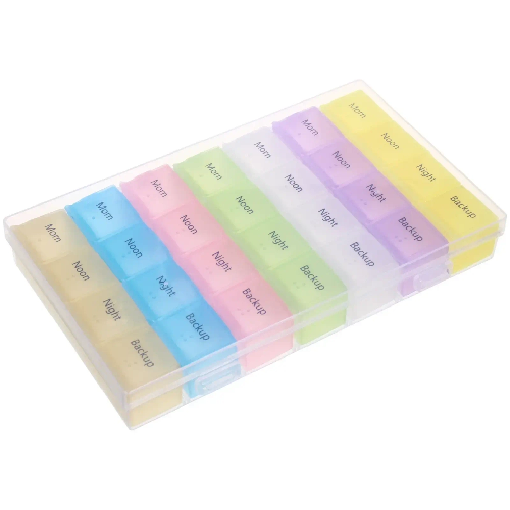 Таблетница - органайзер 28 ячеек «VOSTOKDOM», 18*10.7*2.8см