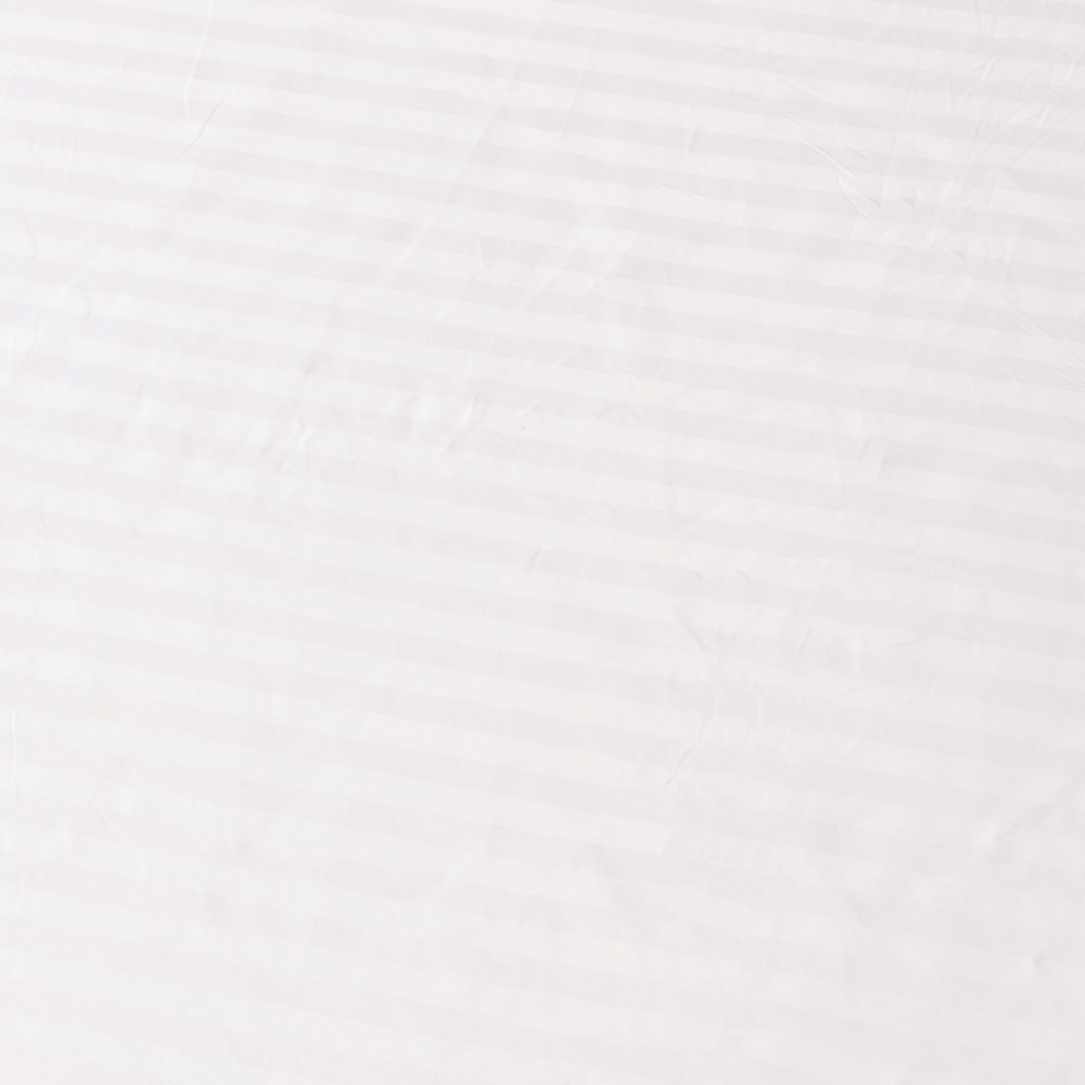 Простыня Страйп Сатин Однотонный Отель белый 100% хлопок на резинке 1x1 RR1CTH03618030