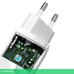 Сетевое зарядное устройство Baseus GaN2 Lite 65W White (CCGAN2L-B02)