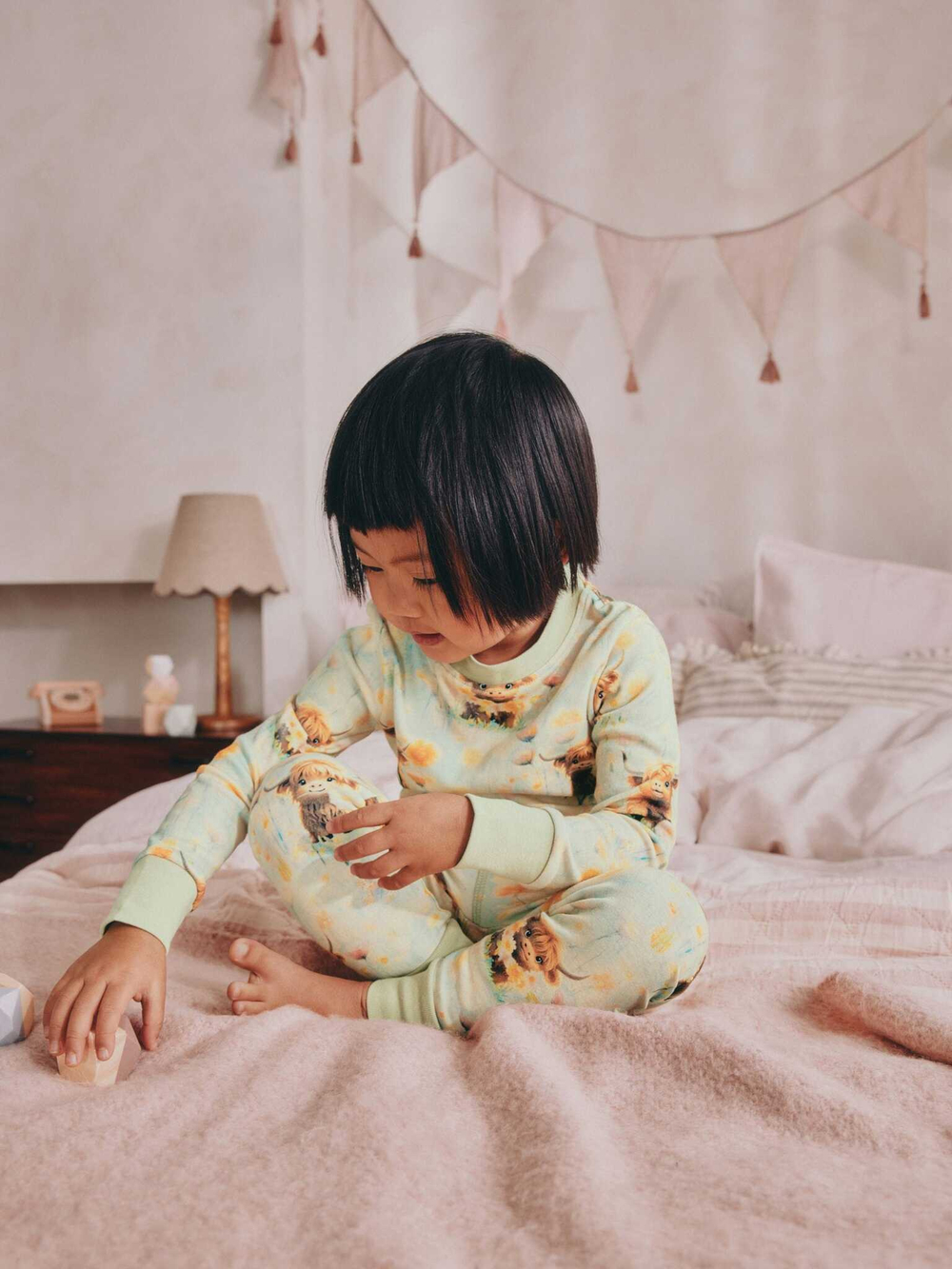 Пижама для девочки Next AK8-238, Салатовый