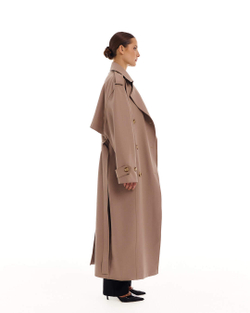 Тренч Эталон (Étalon) кэмэл ОВЕРСАЙЗ