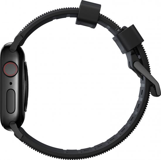 Ремешок Nomad Rugged Strap, black hardware - Apple Watch Ultra (49mm) 8/7 (45mm)/6/SE/5/4 (44mm)/3/2/1 (42mm), черный