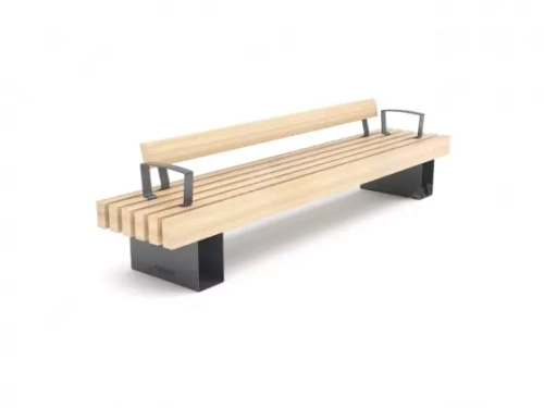 Скамейка «Лондон» 3000 со спинкой