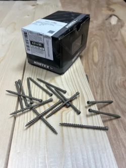 Саморез для террасной доски и декинга 4*60 HIMTEX 100шт