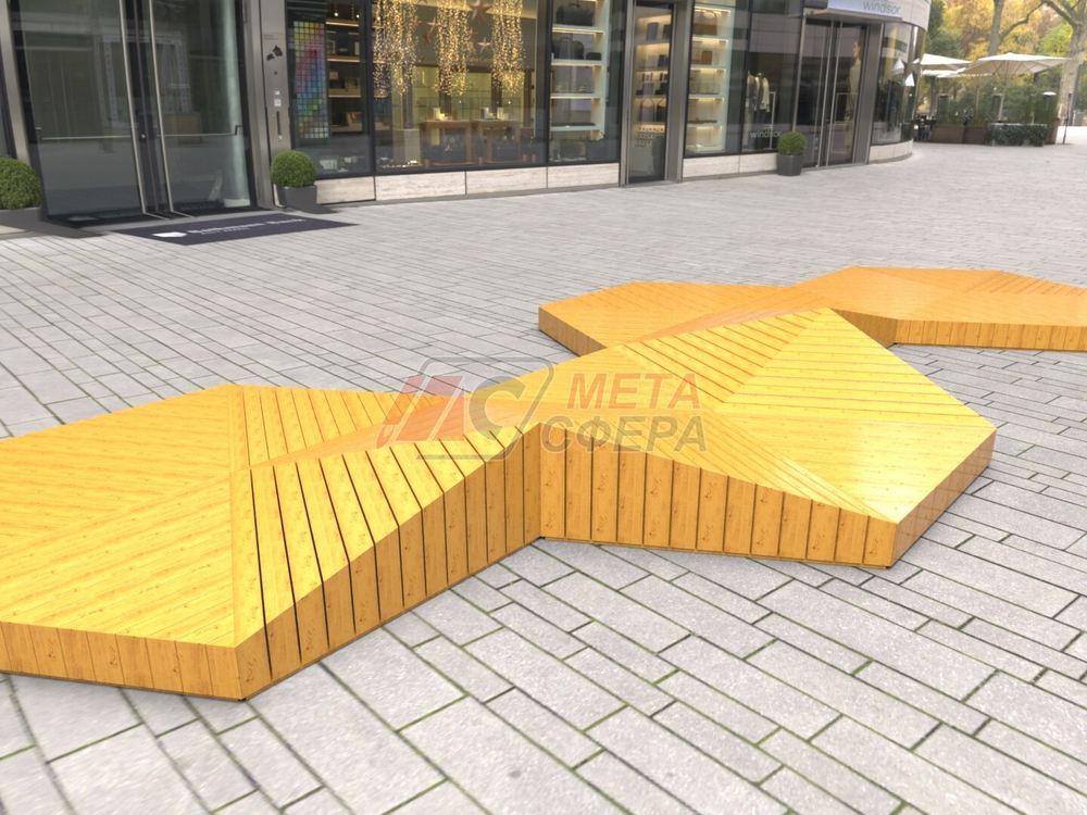 Лежак HEXAGON