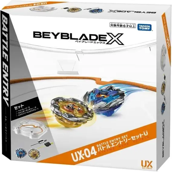 Набор 2 волчка 2 лаунчера и арена Battle Entry Set UX04 от Takara Tomy