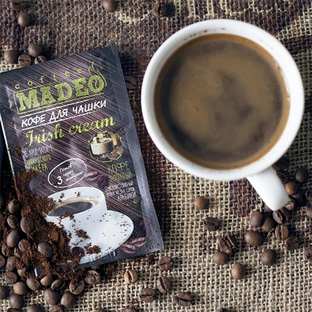 Молотый кофе для чашки РЧК Irish Cream 10шт