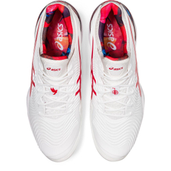 Мужские кроссовки теннисные Asics Court FF Novak Clay L.E. - white/classic red