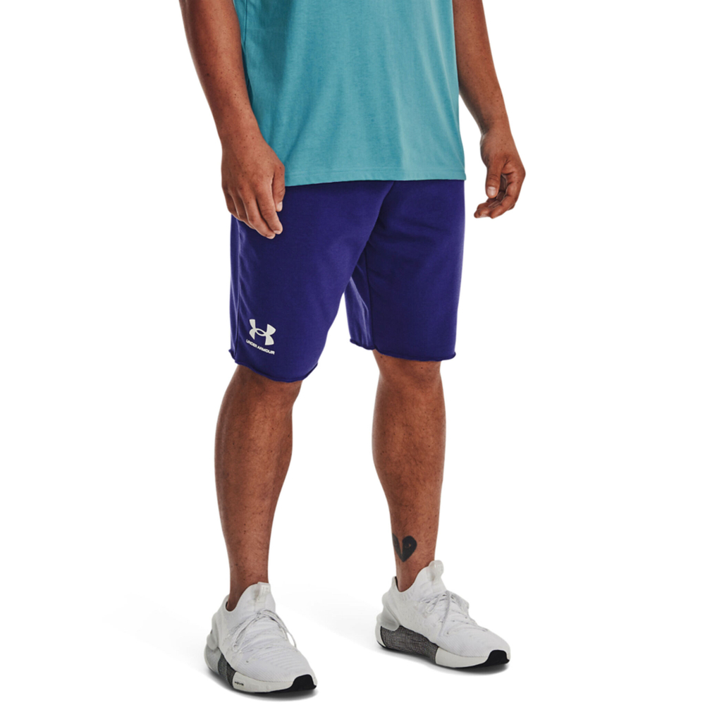 Мужские теннисные шорты Under Armour Rival Terry Shorts Men - Dark Blue