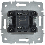 BRITE Выключатель 1-клавишный проходной 10А ВС10-1-6-БрАБ арктический белый IEK