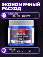 Акриловая краска NEON «Синий неон»