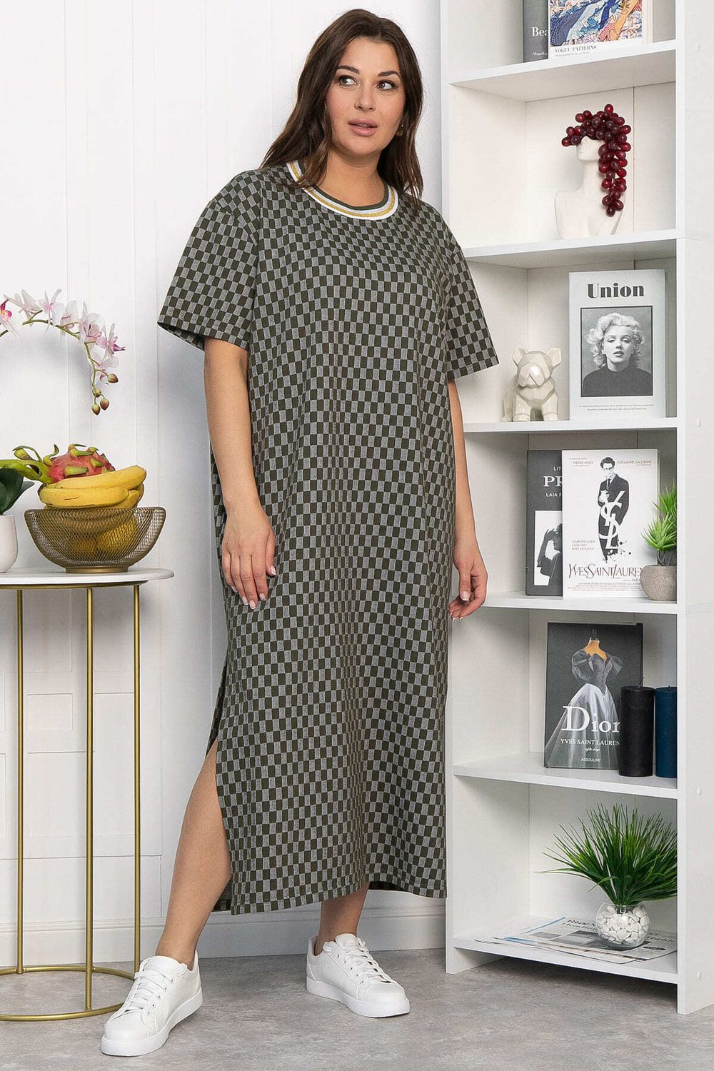 Платье Ривьера (хаки) П13867-1М LT Collection