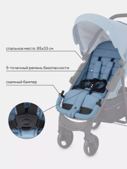 Коляска детская MOWBaby "CROSS" RA080