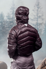 Куртка Nothomme Blue Down Jacket "Gray Purple Red"