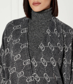 Пончо Liu Jo - серый(2F4015 T0300)