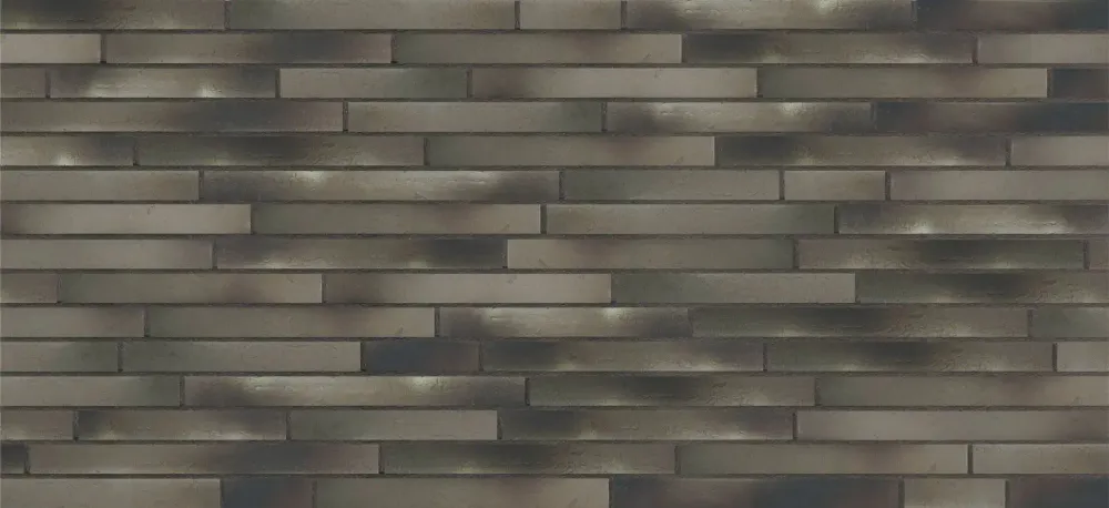 Terramatic, Forta Grey Riegel AB 8303R, Riegel390x40x14 - Клинкерная плитка для фасада и внутренней отделки